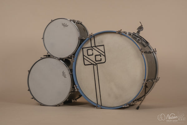 1940's Gretsch 'Broadkaster' in Midnight Blue Pearl - 9x13, 16x16, 14x24