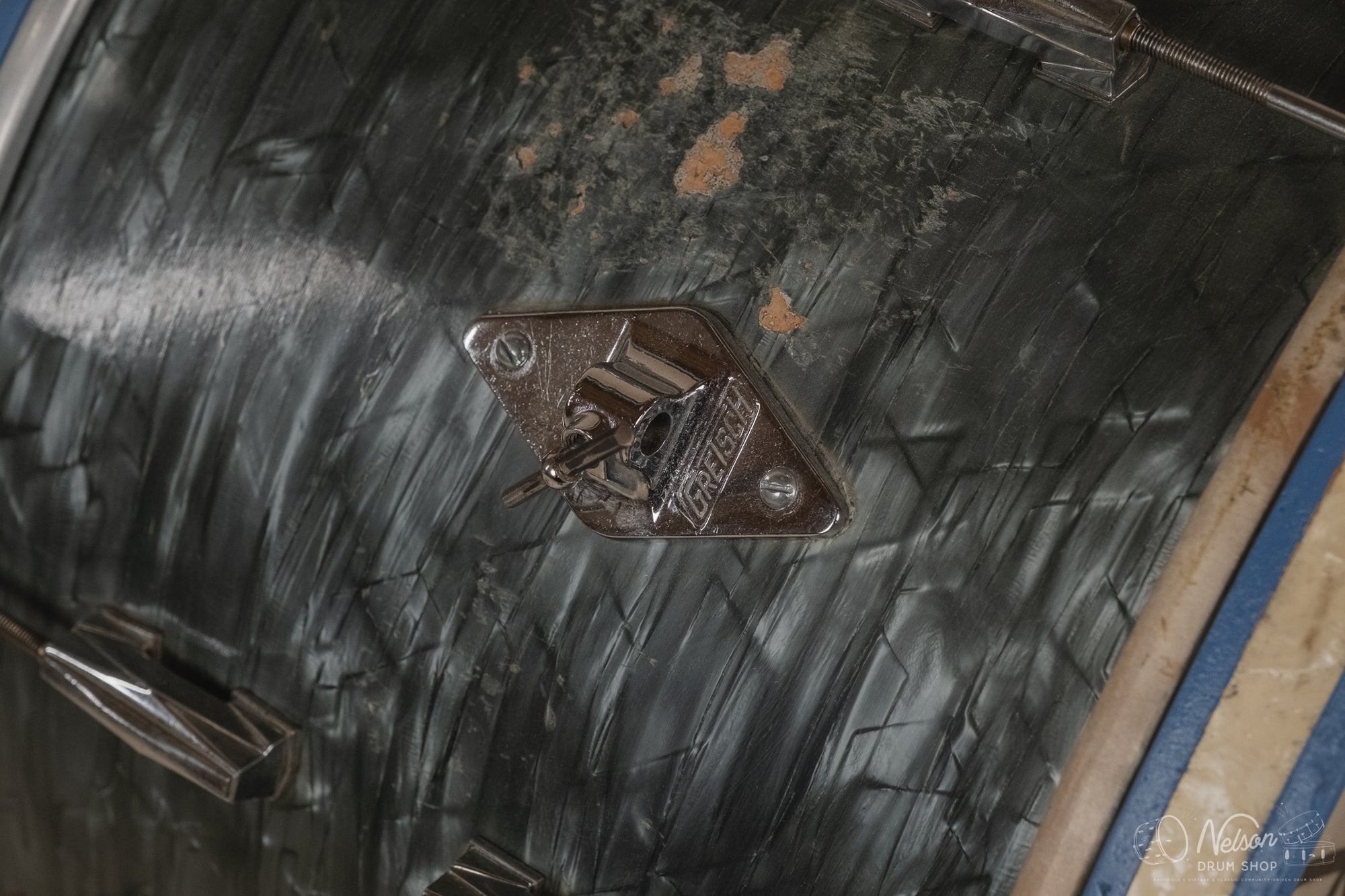 1940's Gretsch 'Broadkaster' in Midnight Blue Pearl - 9x13, 16x16, 14x24