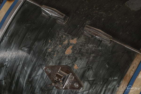 1940's Gretsch 'Broadkaster' in Midnight Blue Pearl - 9x13, 16x16, 14x24