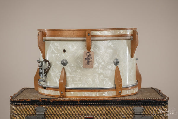 Early 1940s WFL 'Victorious' in White Marine Pearl - 7x14