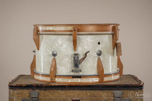 Early 1940s WFL 'Victorious' in White Marine Pearl - 7x14