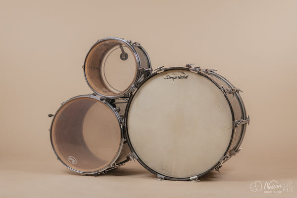 1950/60s Slingerland in Black Diamond Pearl - 14x22, 16x16, 8x12