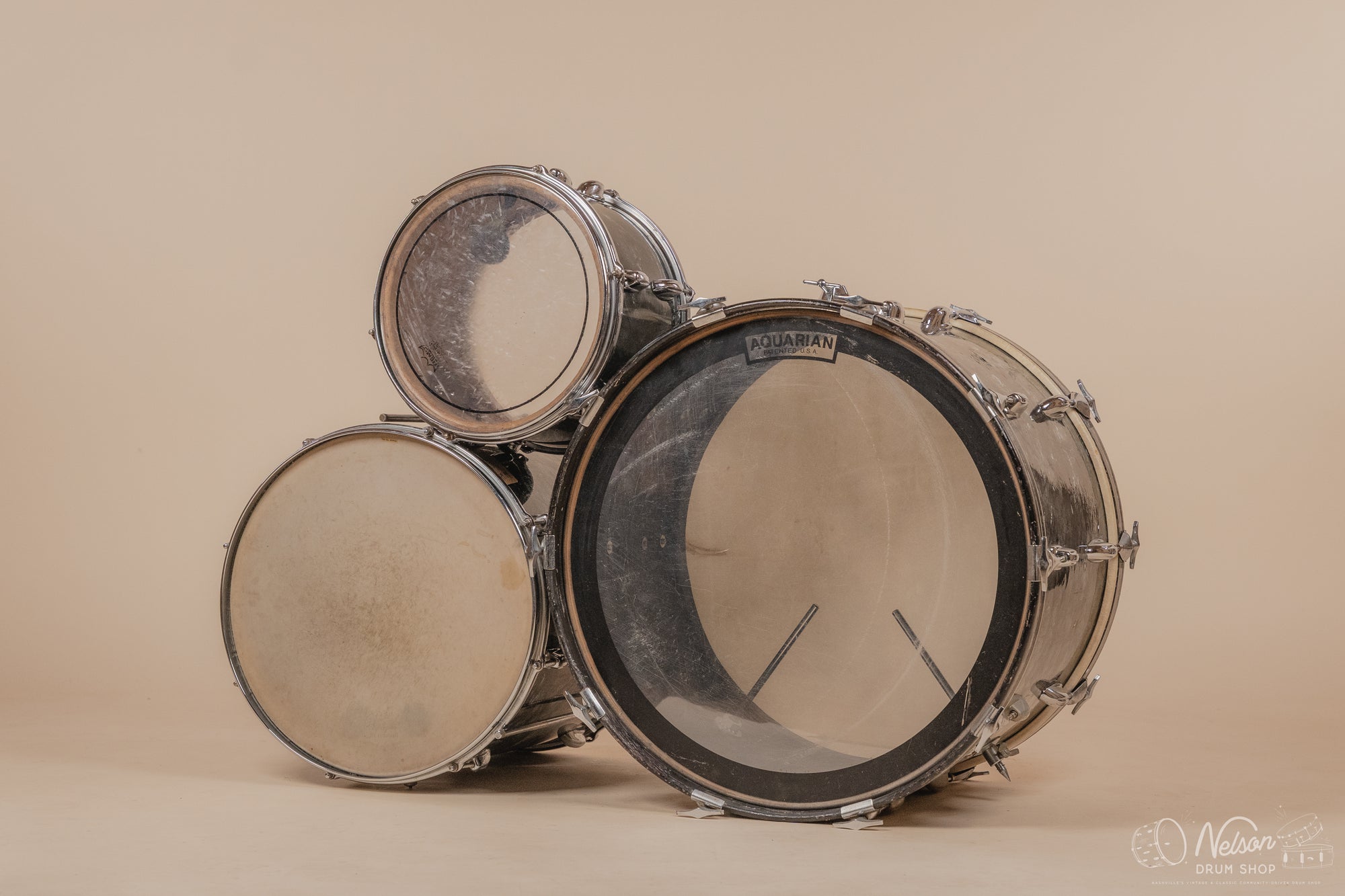 1950/60s Slingerland in Black Diamond Pearl - 14x22, 16x16, 8x12