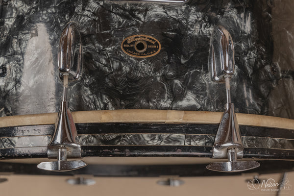 1950/60s Slingerland in Black Diamond Pearl - 14x22, 16x16, 8x12
