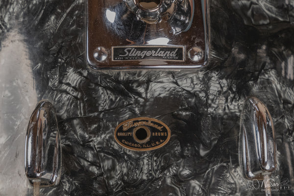 1950/60s Slingerland in Black Diamond Pearl - 14x22, 16x16, 8x12