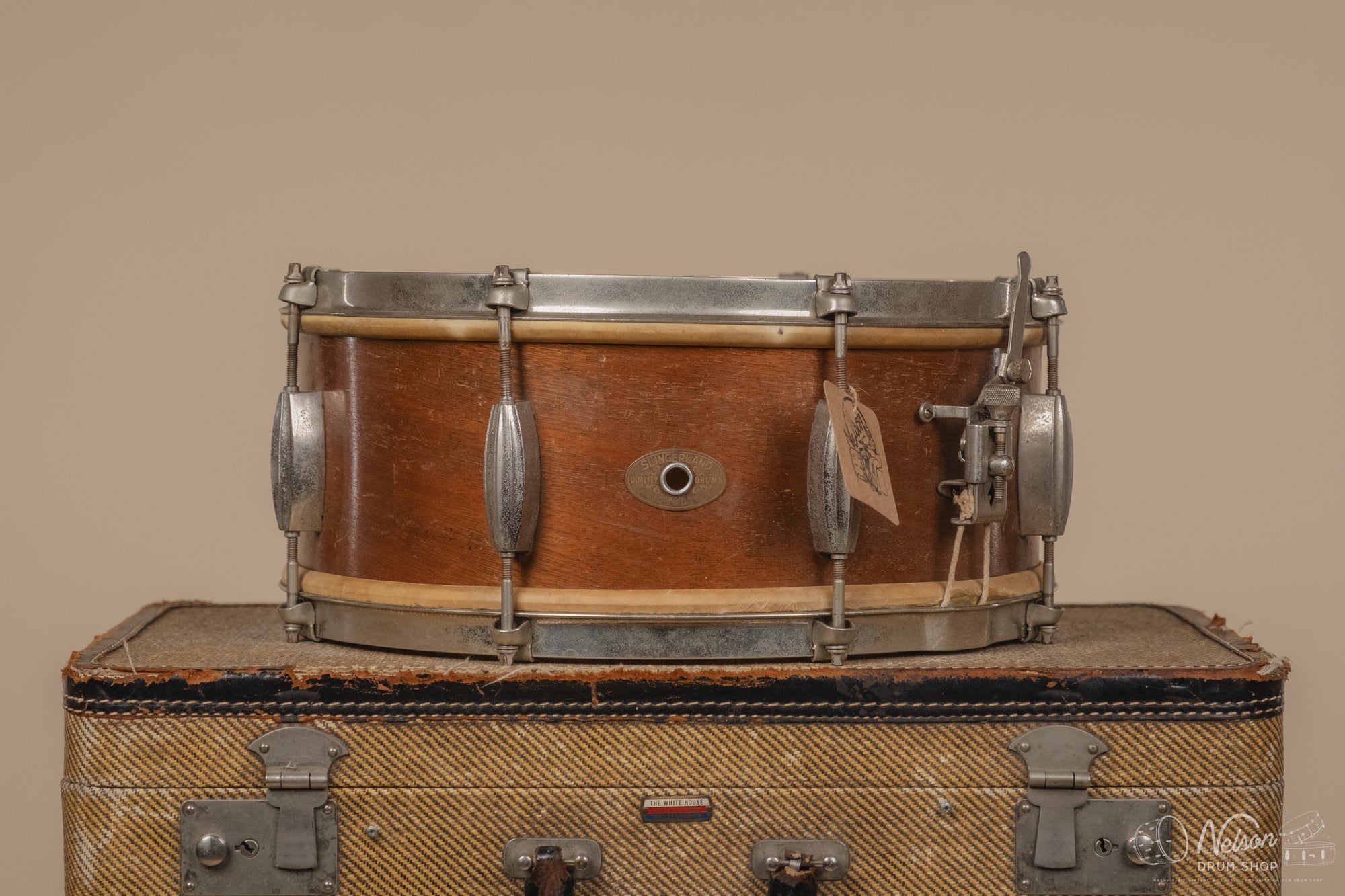 1950's Slingerland Student Model Radio King in Lacquered Mahogany - 5.5x14