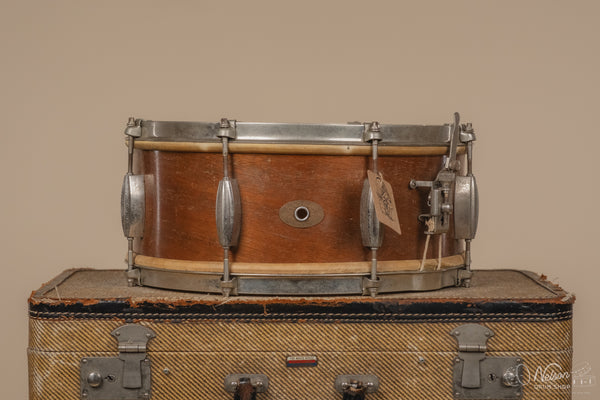 1950's Slingerland Student Model Radio King in Lacquered Mahogany - 5.5x14