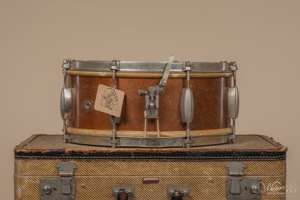 1950's Slingerland Student Model Radio King in Lacquered Mahogany - 5.5x14