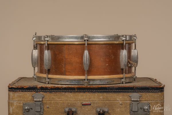 1950's Slingerland Student Model Radio King in Lacquered Mahogany - 5.5x14