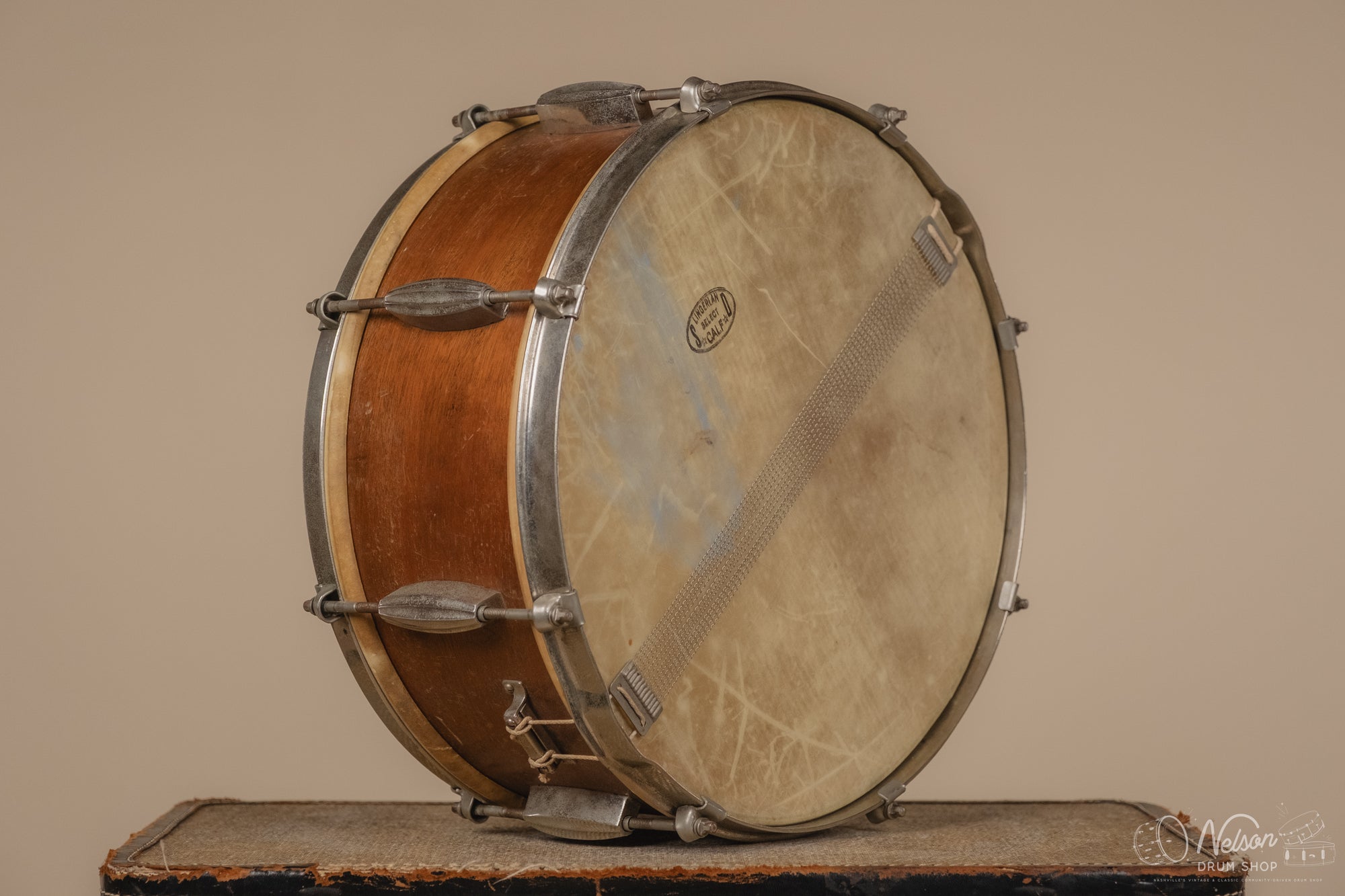 1950's Slingerland Student Model Radio King in Lacquered Mahogany - 5.5x14