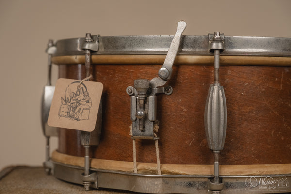 1950's Slingerland Student Model Radio King in Lacquered Mahogany - 5.5x14