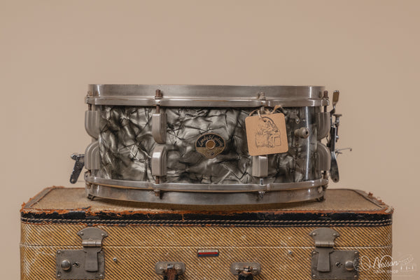 1950s Leedy & Ludwig 'Broadway' in Black Pearl - 6.5x14