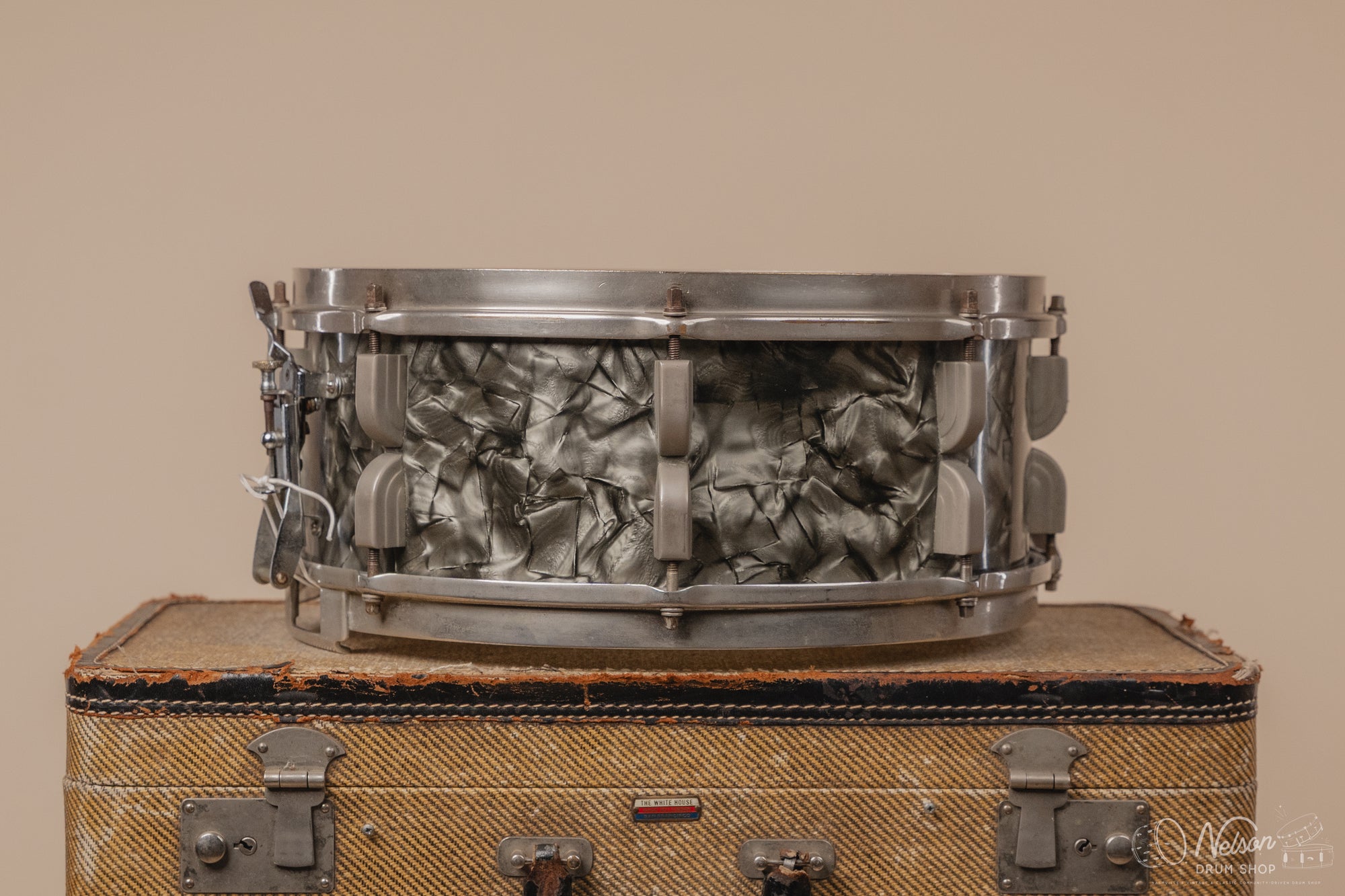 1950s Leedy & Ludwig 'Broadway' in Black Pearl - 6.5x14