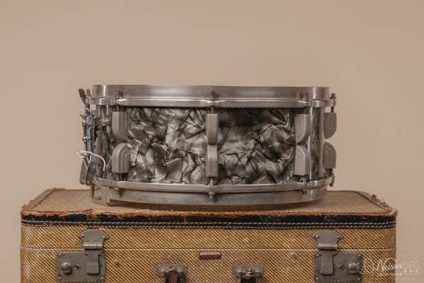 1950s Leedy & Ludwig 'Broadway' in Black Pearl - 6.5x14