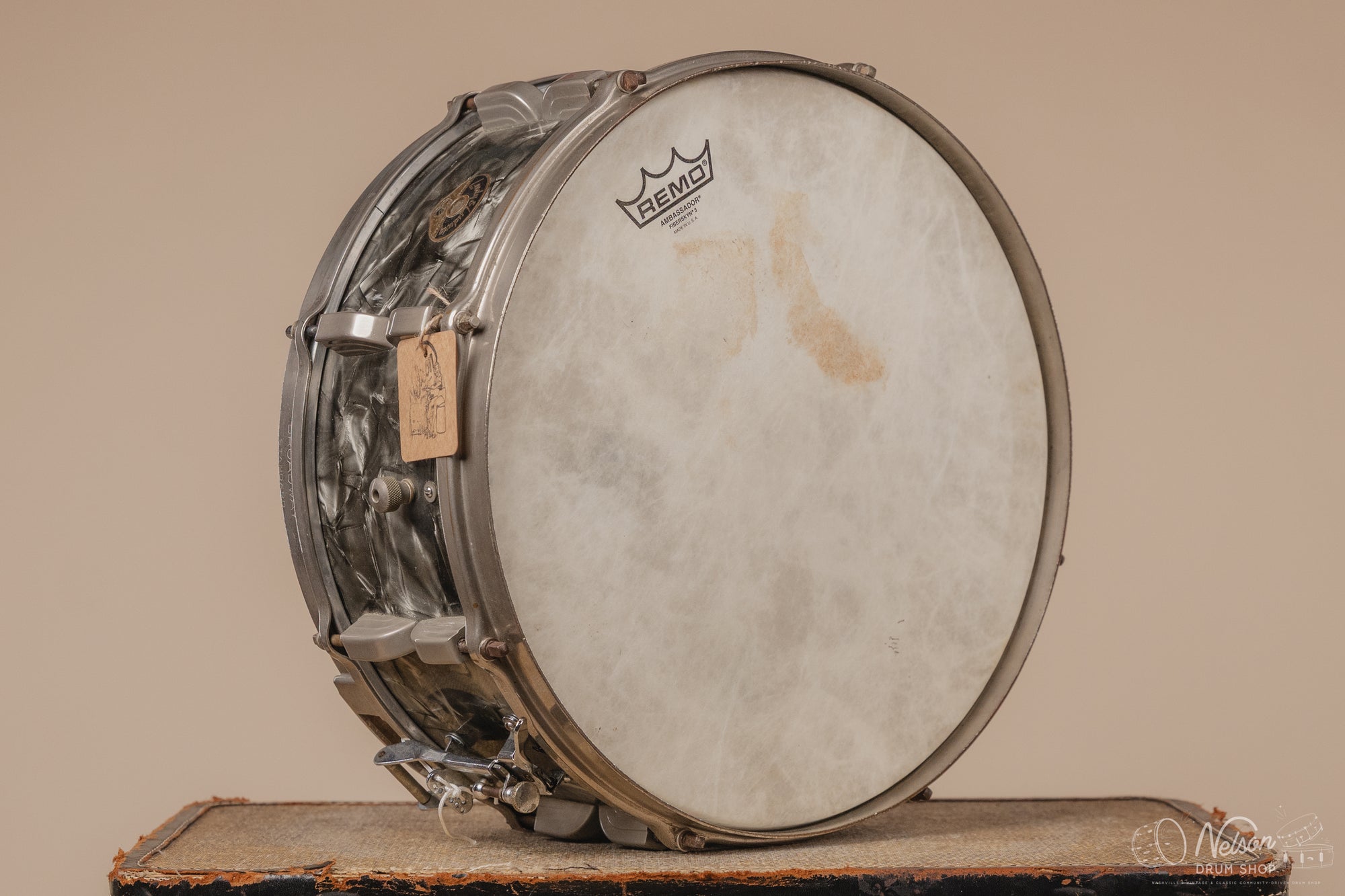 1950s Leedy & Ludwig 'Broadway' in Black Pearl - 6.5x14