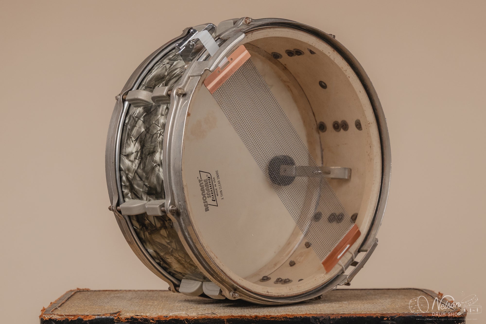 1950s Leedy & Ludwig 'Broadway' in Black Pearl - 6.5x14