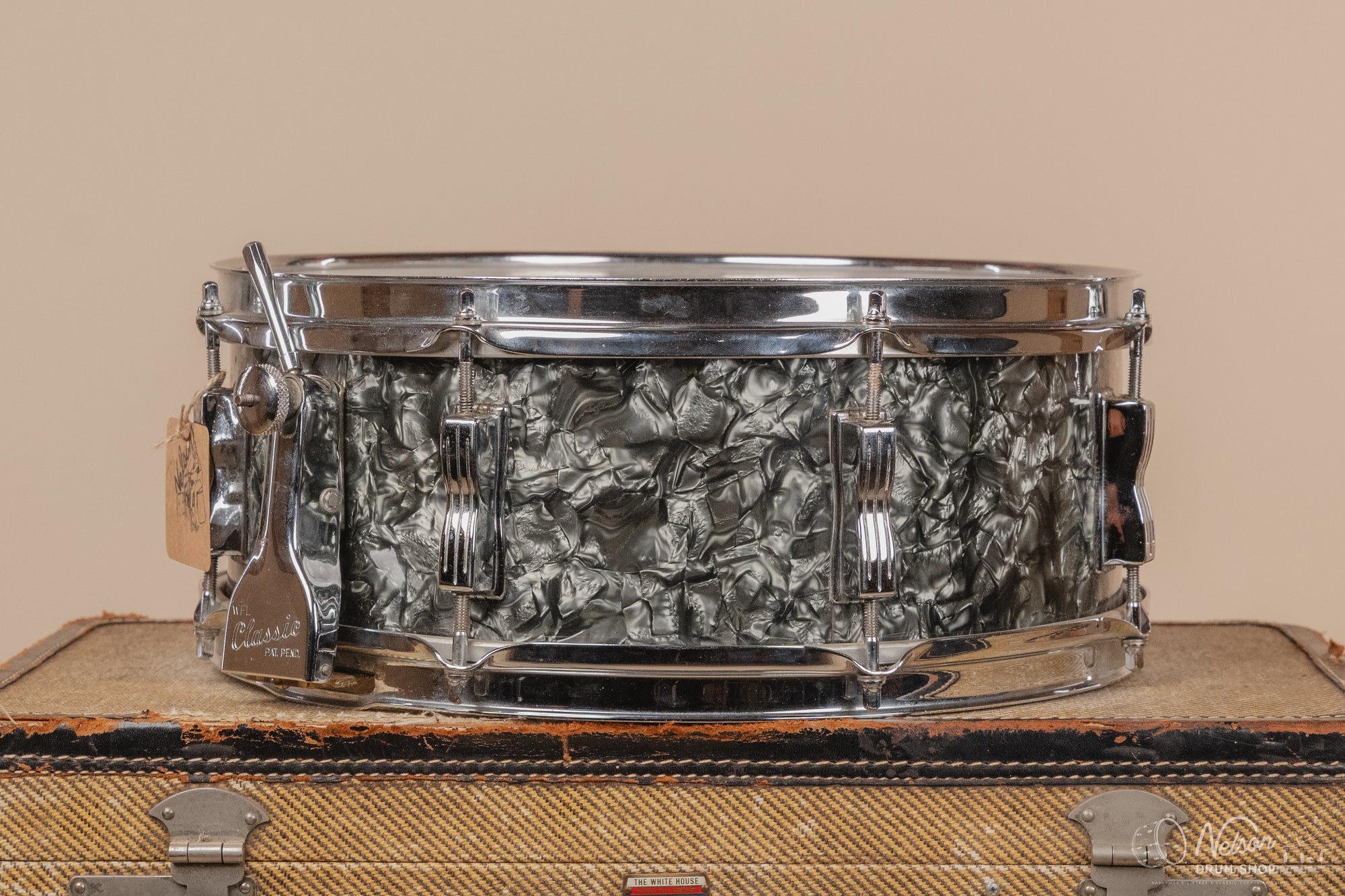 DEC 12 1959 Ludwig Buddy rich Model 'Super Classic' in Black Diamond Pearl - 5.5x14
