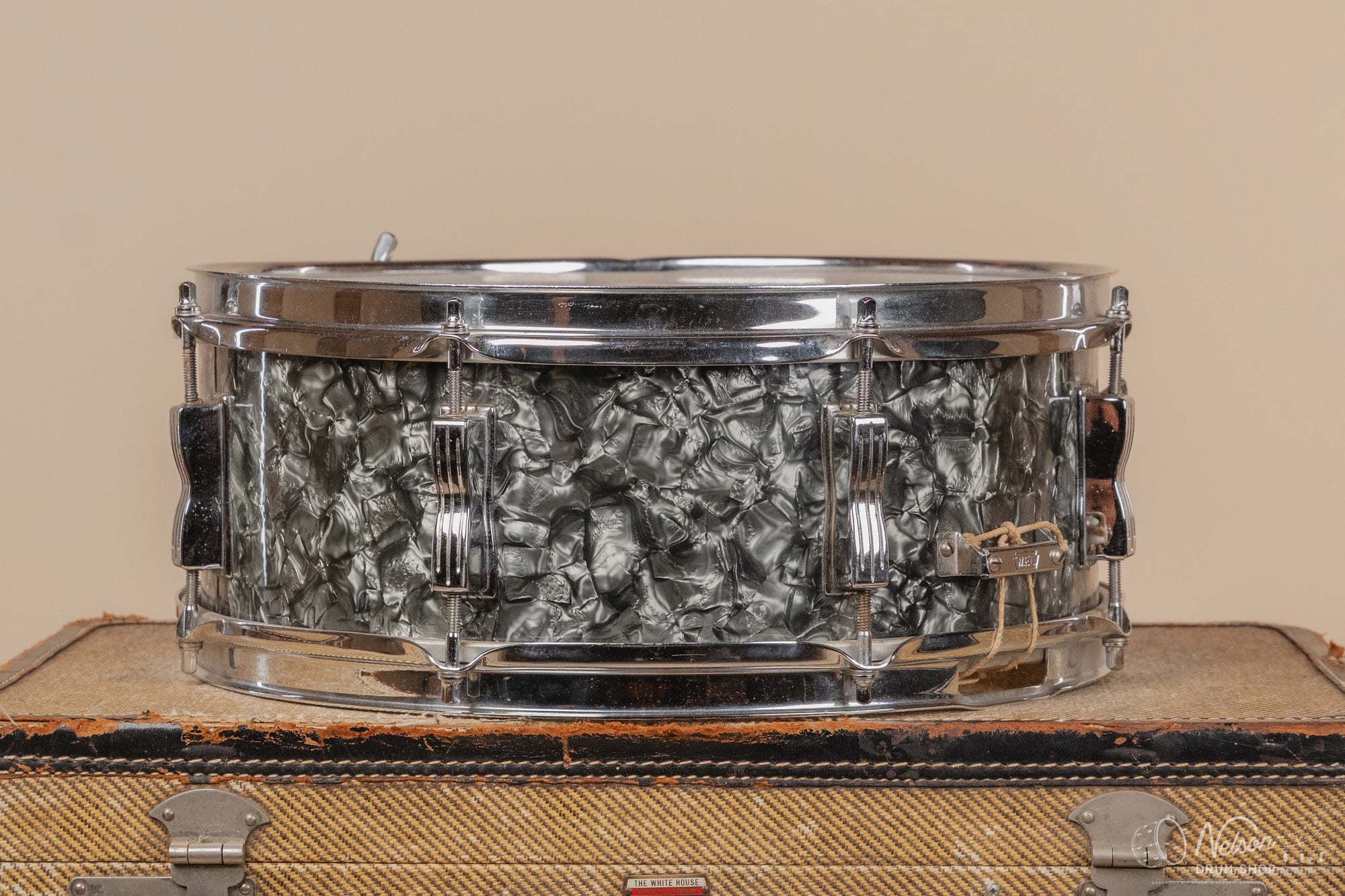 DEC 12 1959 Ludwig Buddy rich Model 'Super Classic' in Black Diamond Pearl - 5.5x14