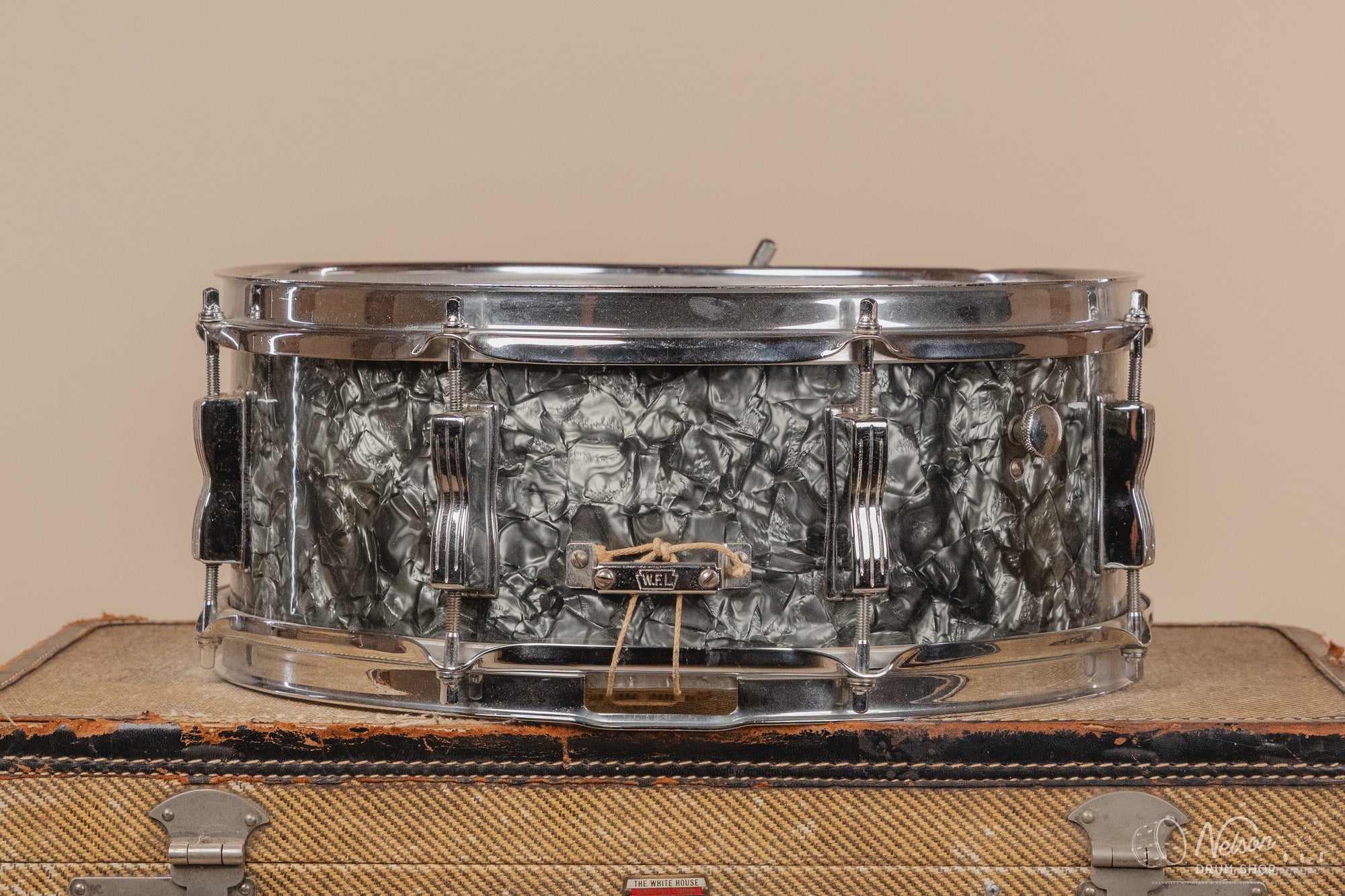 DEC 12 1959 Ludwig Buddy rich Model 'Super Classic' in Black Diamond Pearl - 5.5x14