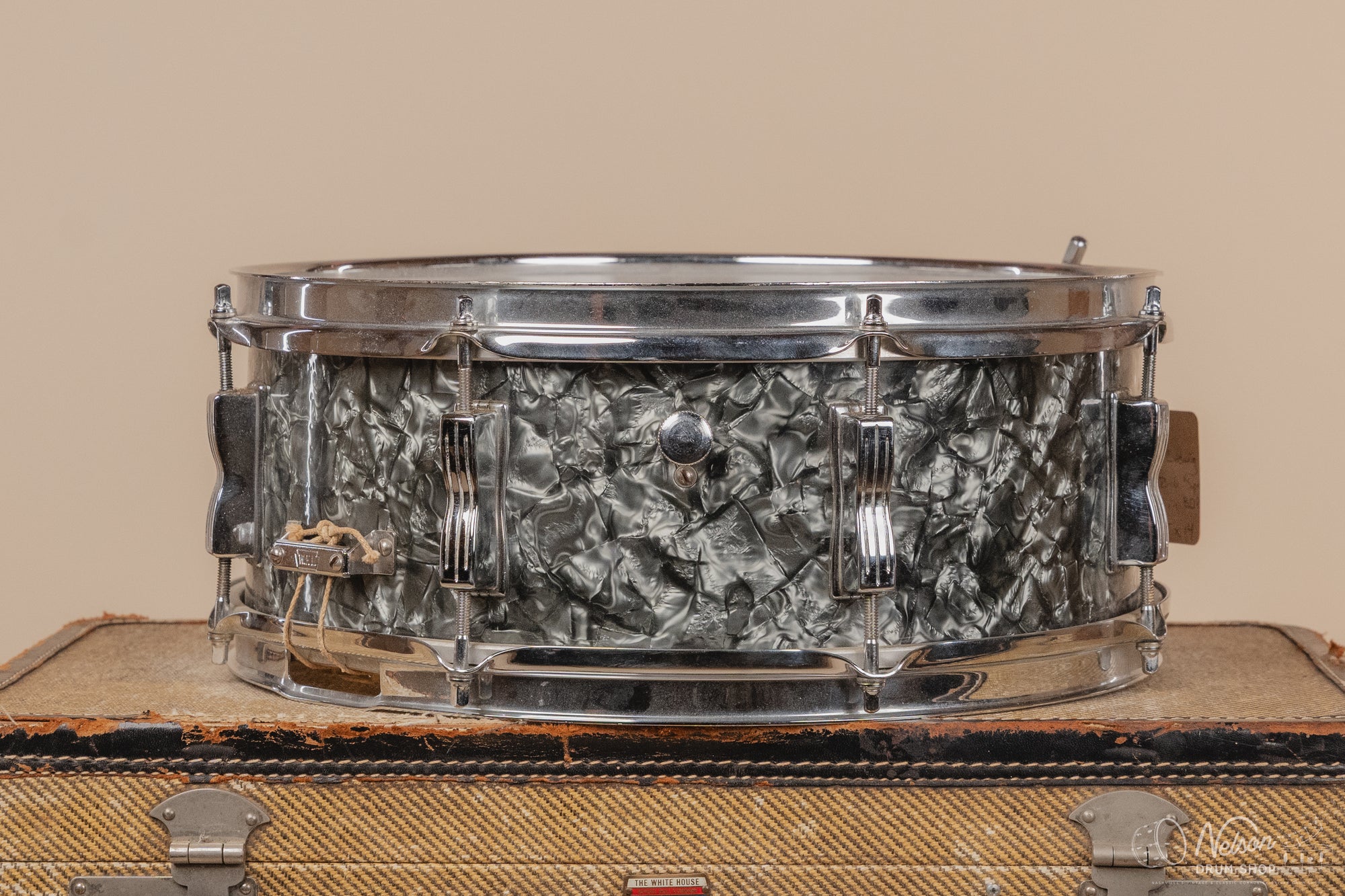 DEC 12 1959 Ludwig Buddy rich Model 'Super Classic' in Black Diamond Pearl - 5.5x14