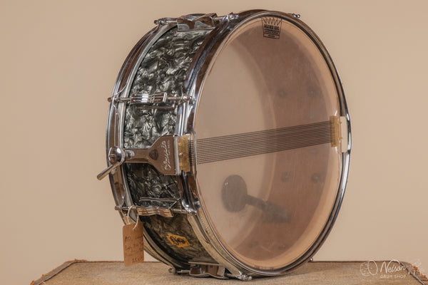 DEC 12 1959 Ludwig Buddy rich Model 'Super Classic' in Black Diamond Pearl - 5.5x14