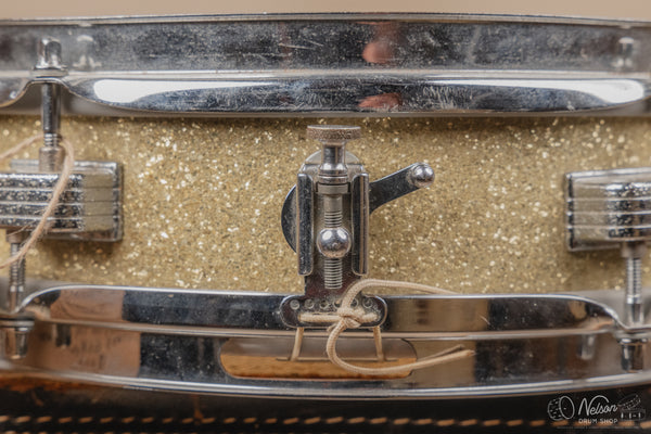 1960s Ludwig 'Jazz Combo' rewrapped in Silver Glass Glitter - 3x13