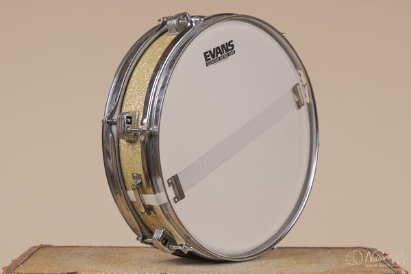 1960s Ludwig 'Jazz Combo' rewrapped in Silver Glass Glitter - 3x13