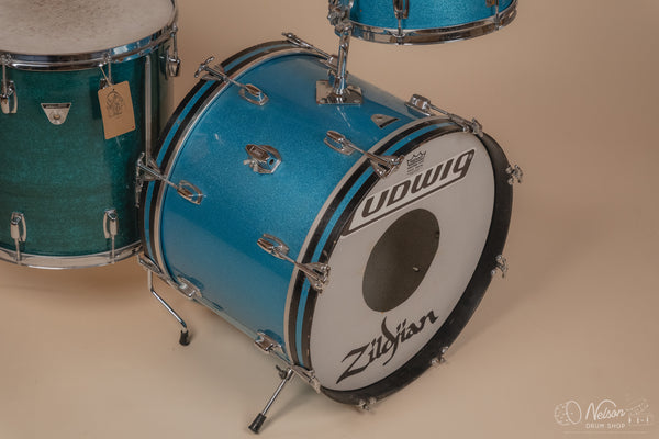 1960/70s Ludwig Standard in Blue Mist - 14x20, 16x16, 8x12