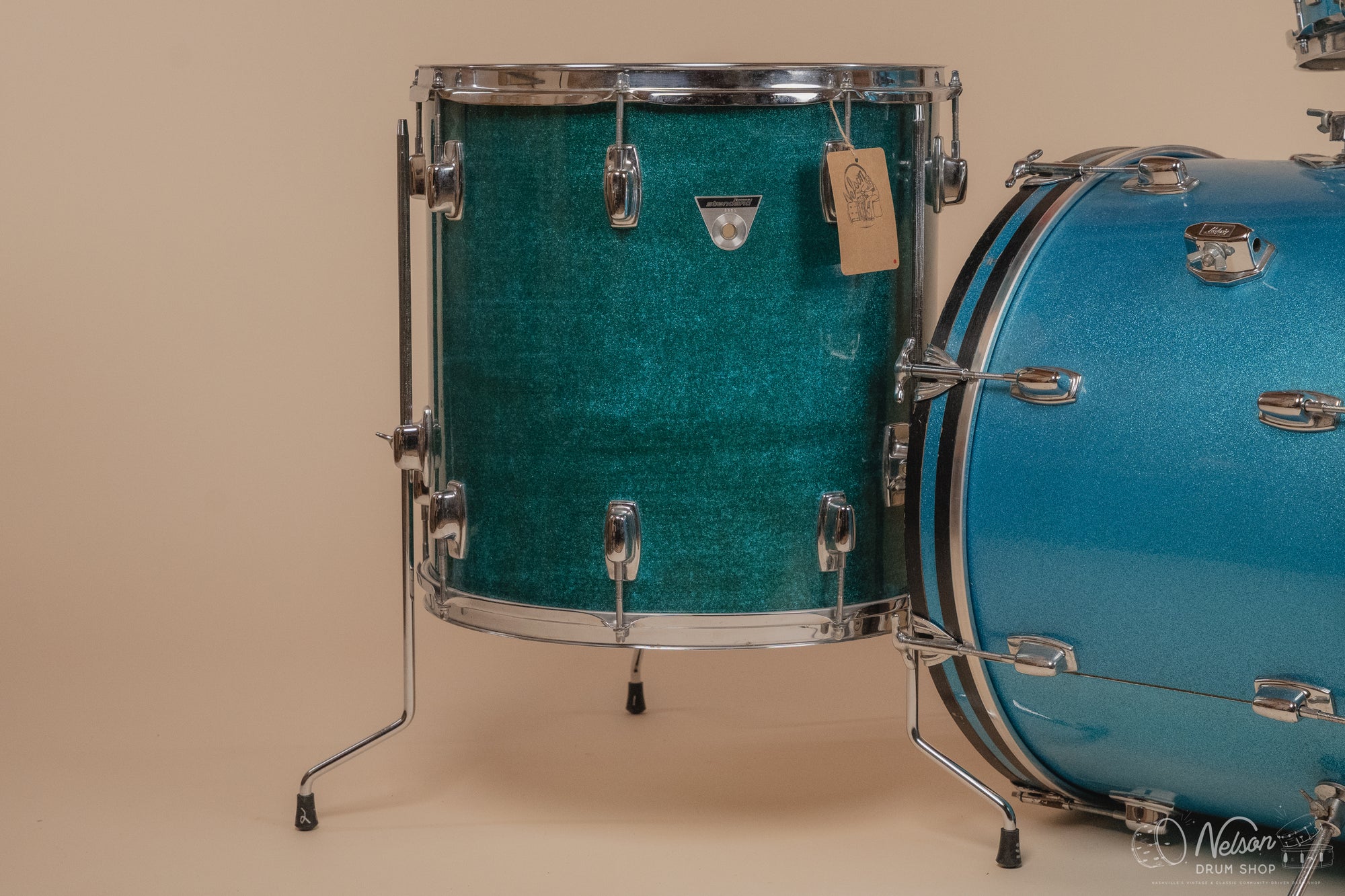 1960/70s Ludwig Standard in Blue Mist - 14x20, 16x16, 8x12