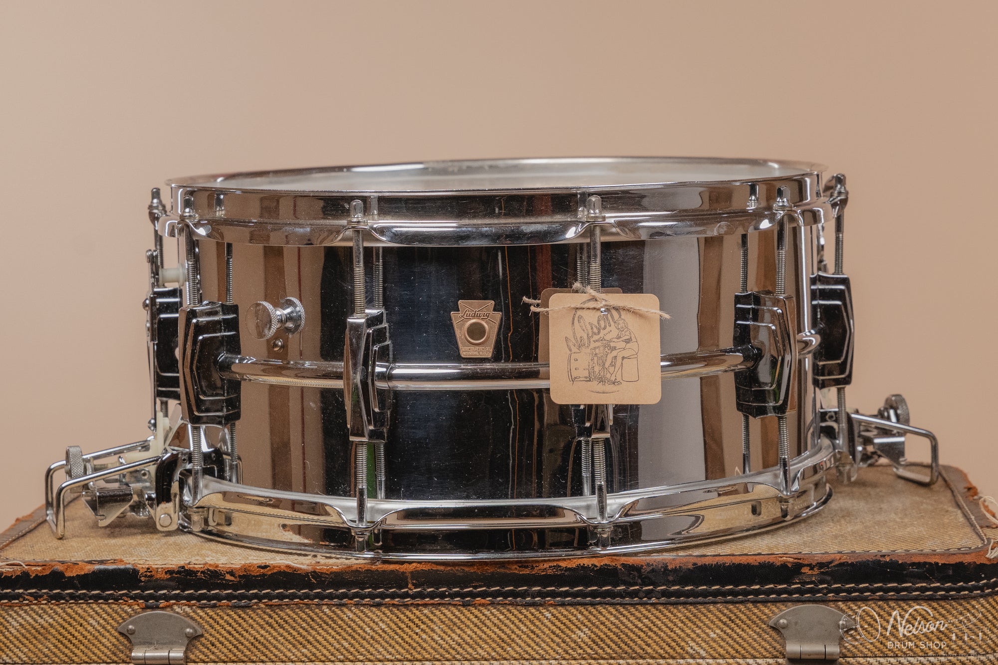 1960s Ludwig Preserial No. 411 'Super-Sensitive' COB - 6.5x14