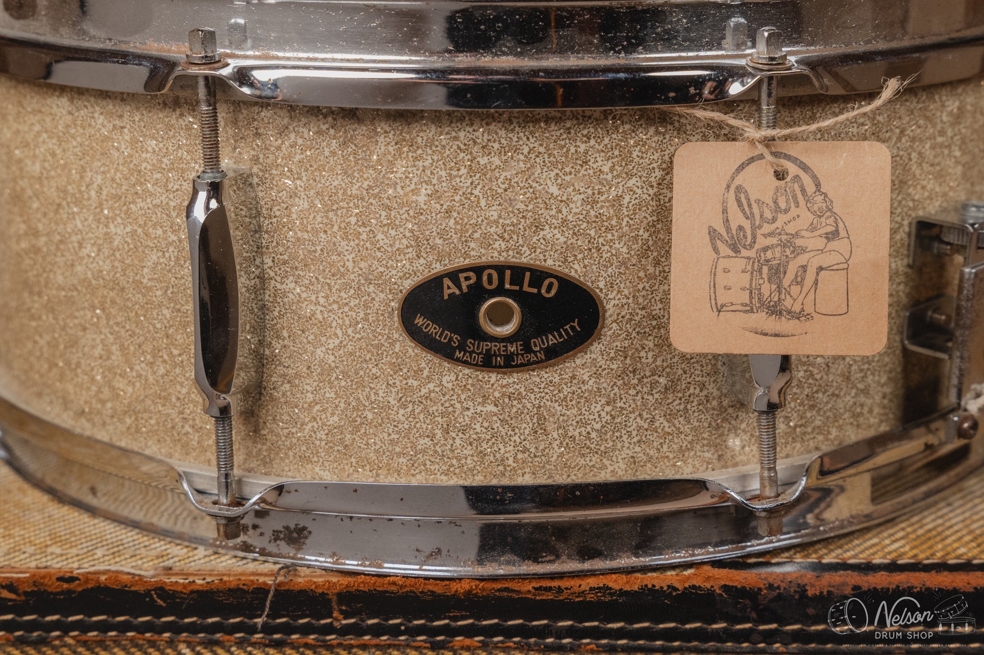 1960s Apollo MIJ in Silver Sparkle - 5.5x14