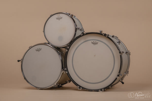 1960s Ludwig Standard in Silver Astro - 14x20, 16x16,  8x12, 5x14sn