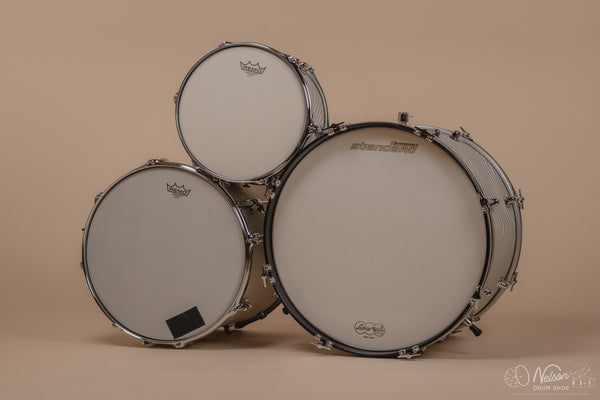 1960s Ludwig Standard in Silver Astro - 14x20, 16x16,  8x12, 5x14sn
