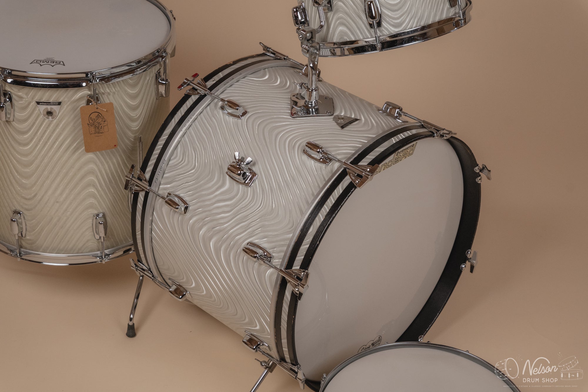 1960s Ludwig Standard in Silver Astro - 14x20, 16x16,  8x12, 5x14sn