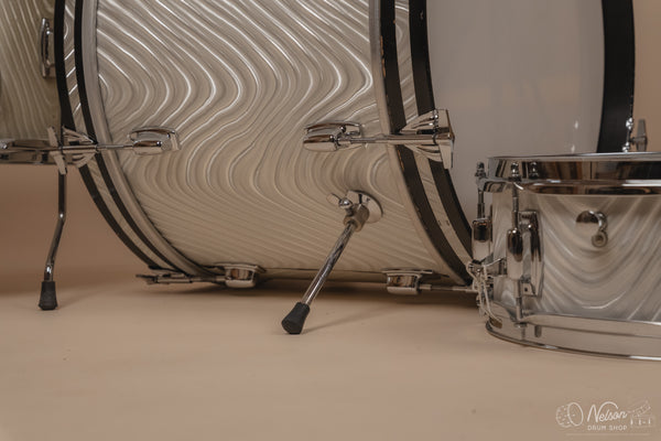 1960s Ludwig Standard in Silver Astro - 14x20, 16x16,  8x12, 5x14sn