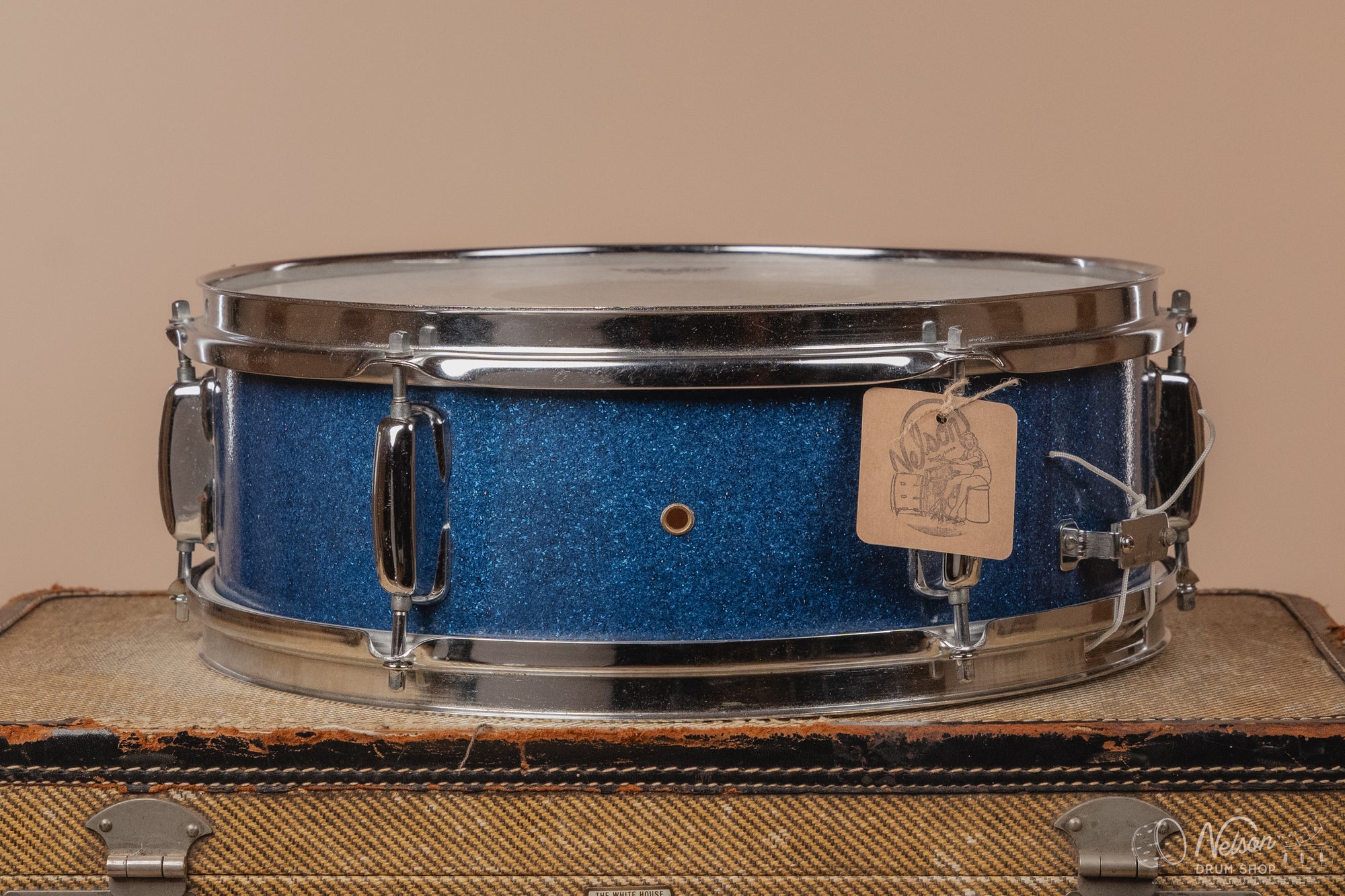 1960s MIJ Snare in Blue Sparkle - 5x14