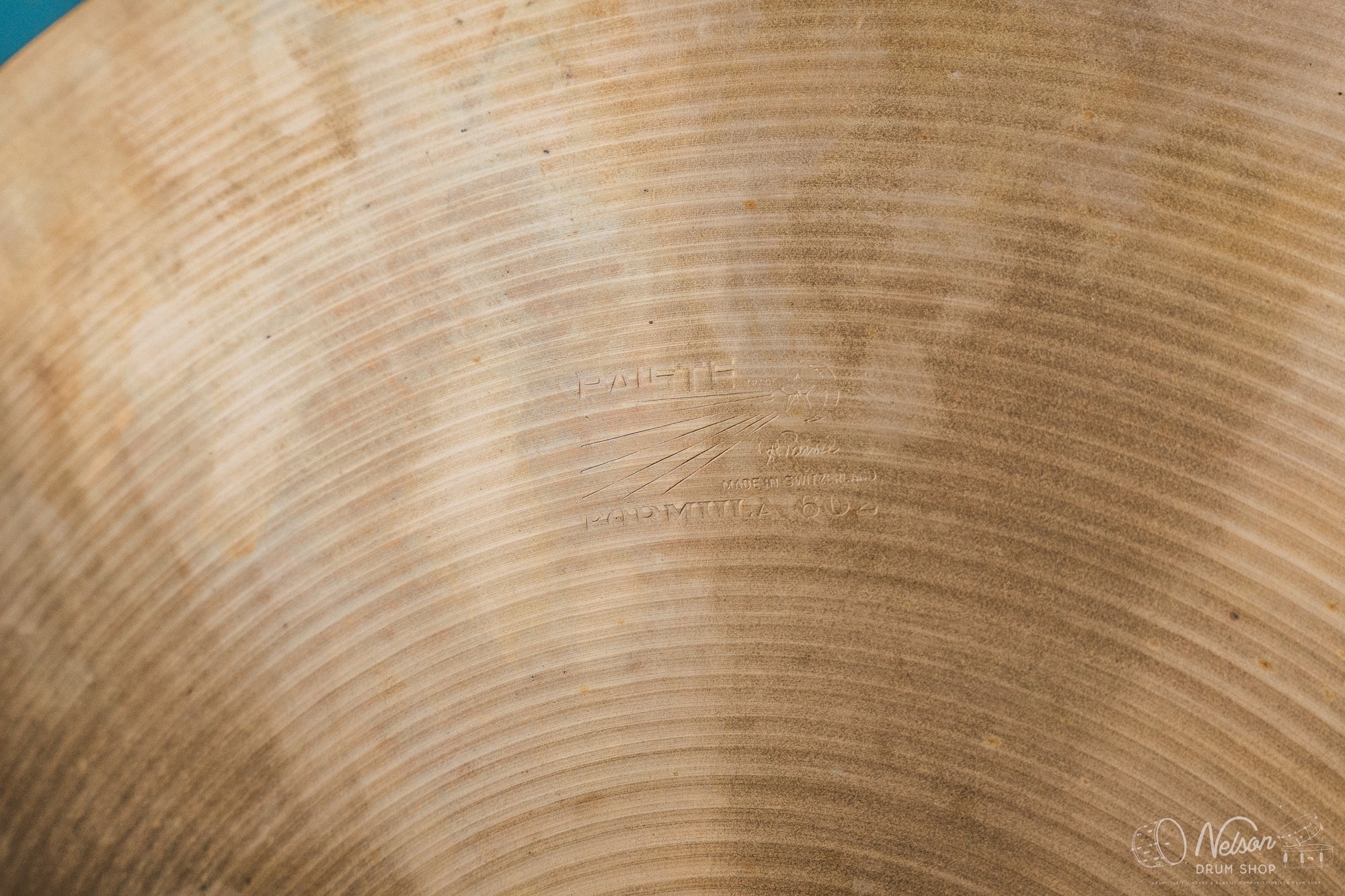 1960s Paiste Pre-Serial 602 Ride - 18"