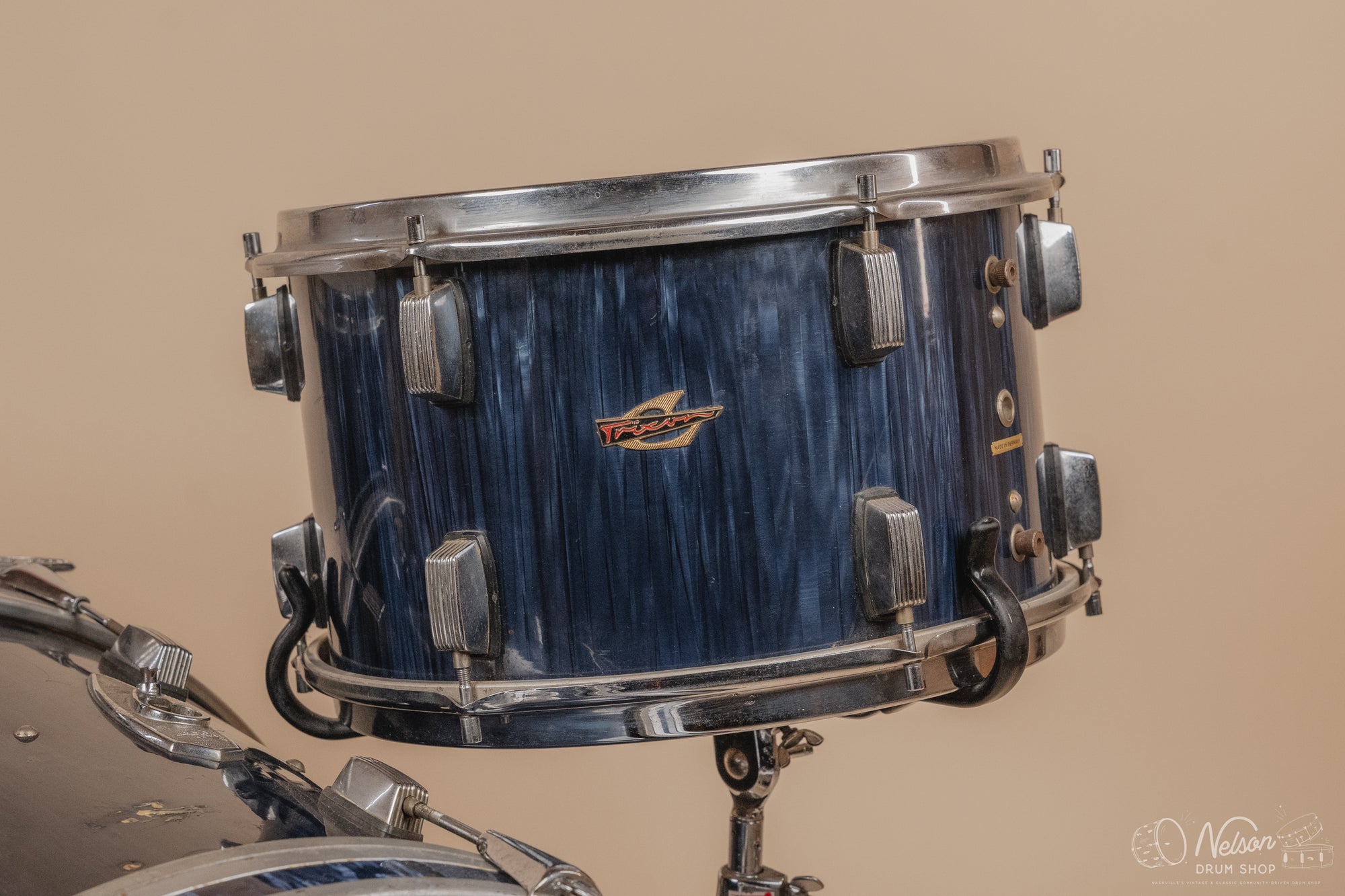 1960s Trixon ‘Luxus’ in Blue Stripe - 16x20, 16x16, 8x13