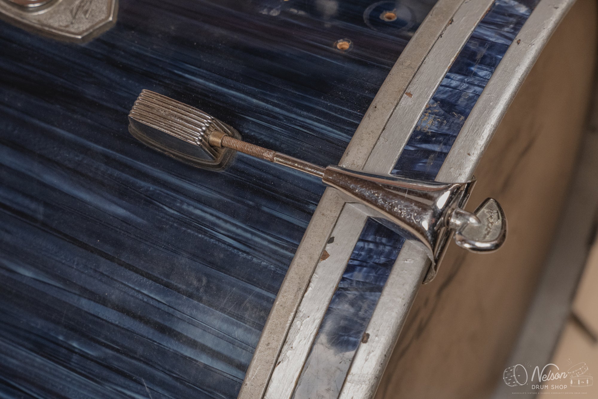 1960s Trixon ‘Luxus’ in Blue Stripe - 16x20, 16x16, 8x13