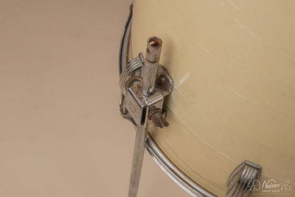 1964 Ludwig 'Miami Beach' Cocktail Drum in White Marine Pearl - 24x16