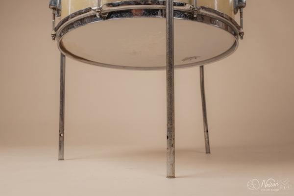 1964 Ludwig 'Miami Beach' Cocktail Drum in White Marine Pearl - 24x16