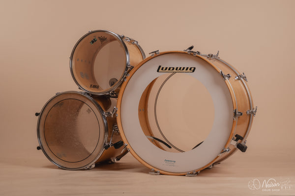 1970s Ludwig 3 ply Pro Beat in Maple Thermogloss - 14x24, 9x13, 16x16