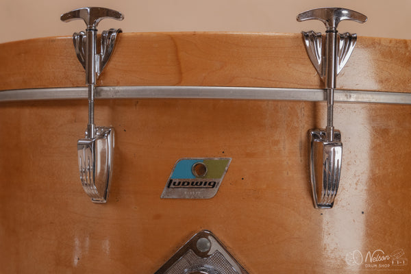 1970s Ludwig 3 ply Pro Beat in Maple Thermogloss - 14x24, 9x13, 16x16