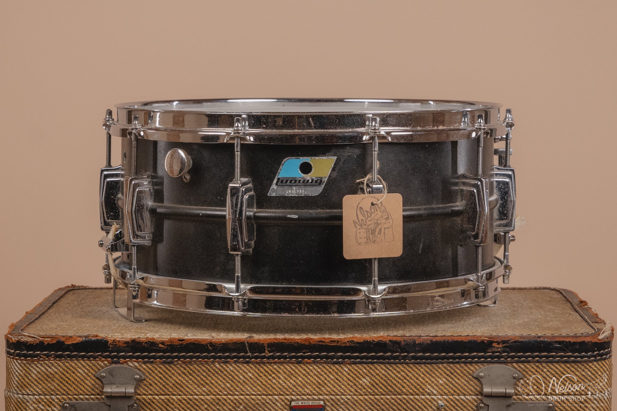 1970s Ludwig Supraphonic / Super-Sensitive Conversion in Black - 6.5x14
