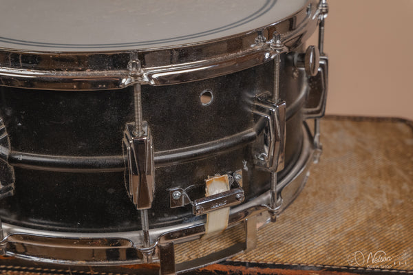 1970s Ludwig Supraphonic / Super-Sensitive Conversion in Black - 6.5x14