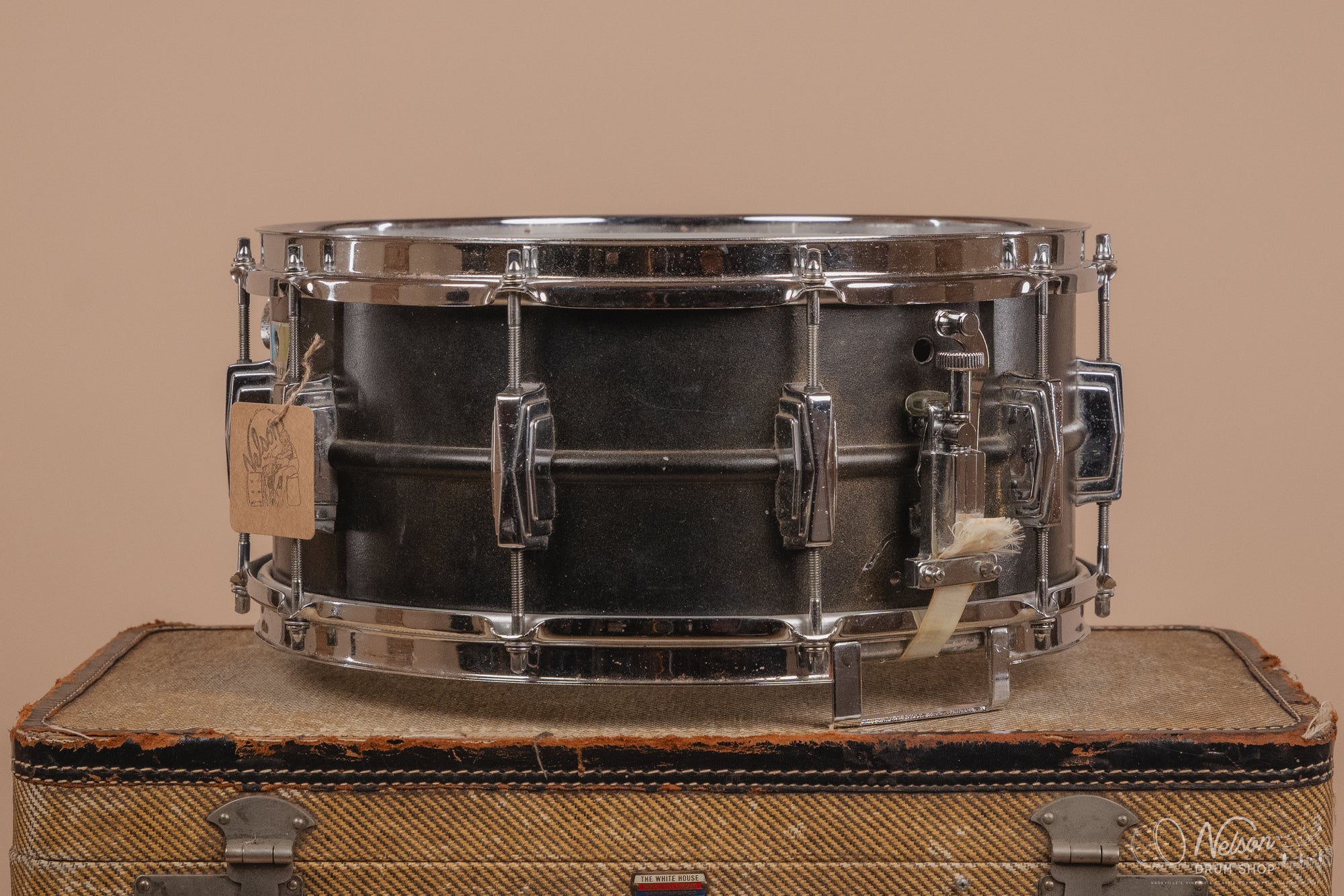 1970s Ludwig Supraphonic / Super-Sensitive Conversion in Black - 6.5x14