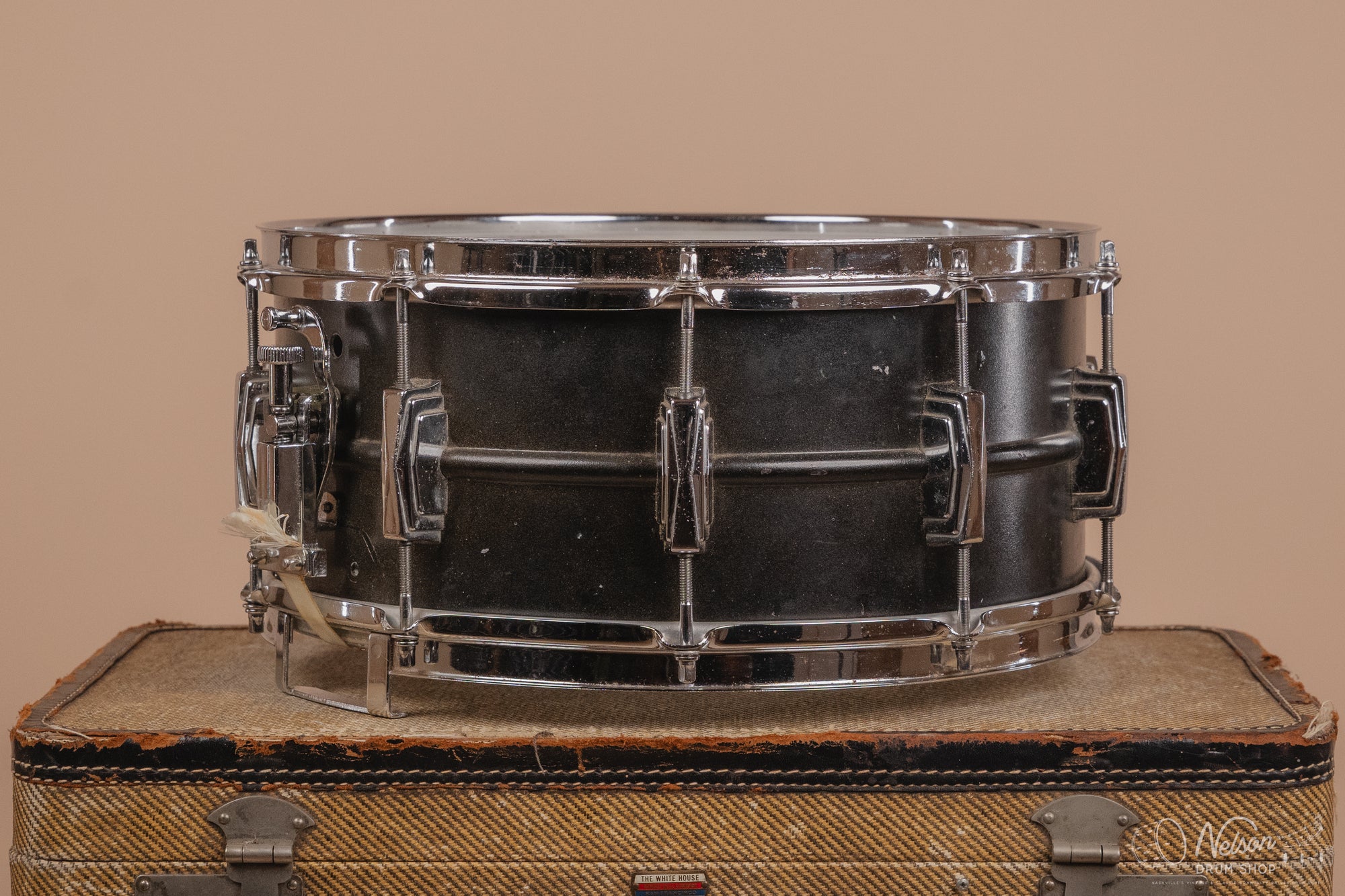 1970s Ludwig Supraphonic / Super-Sensitive Conversion in Black - 6.5x14