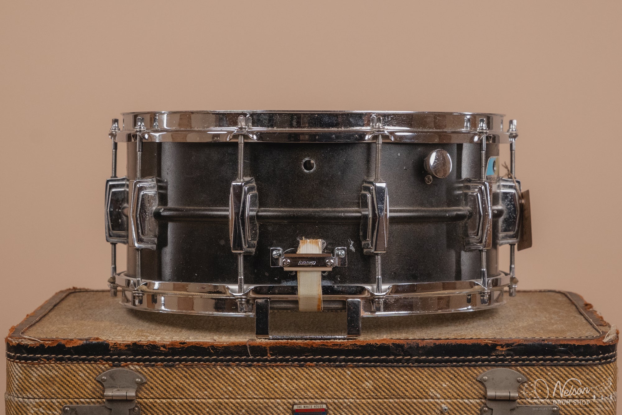 1970s Ludwig Supraphonic / Super-Sensitive Conversion in Black - 6.5x14