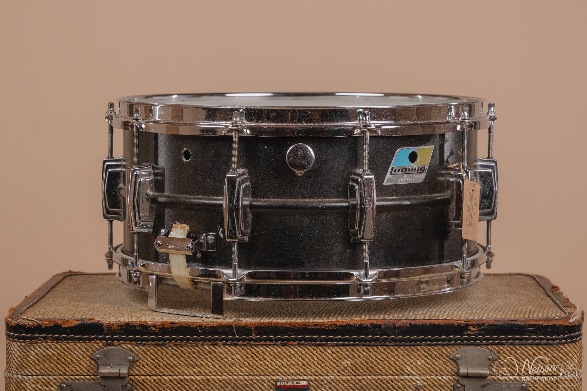 1970s Ludwig Supraphonic / Super-Sensitive Conversion in Black - 6.5x14