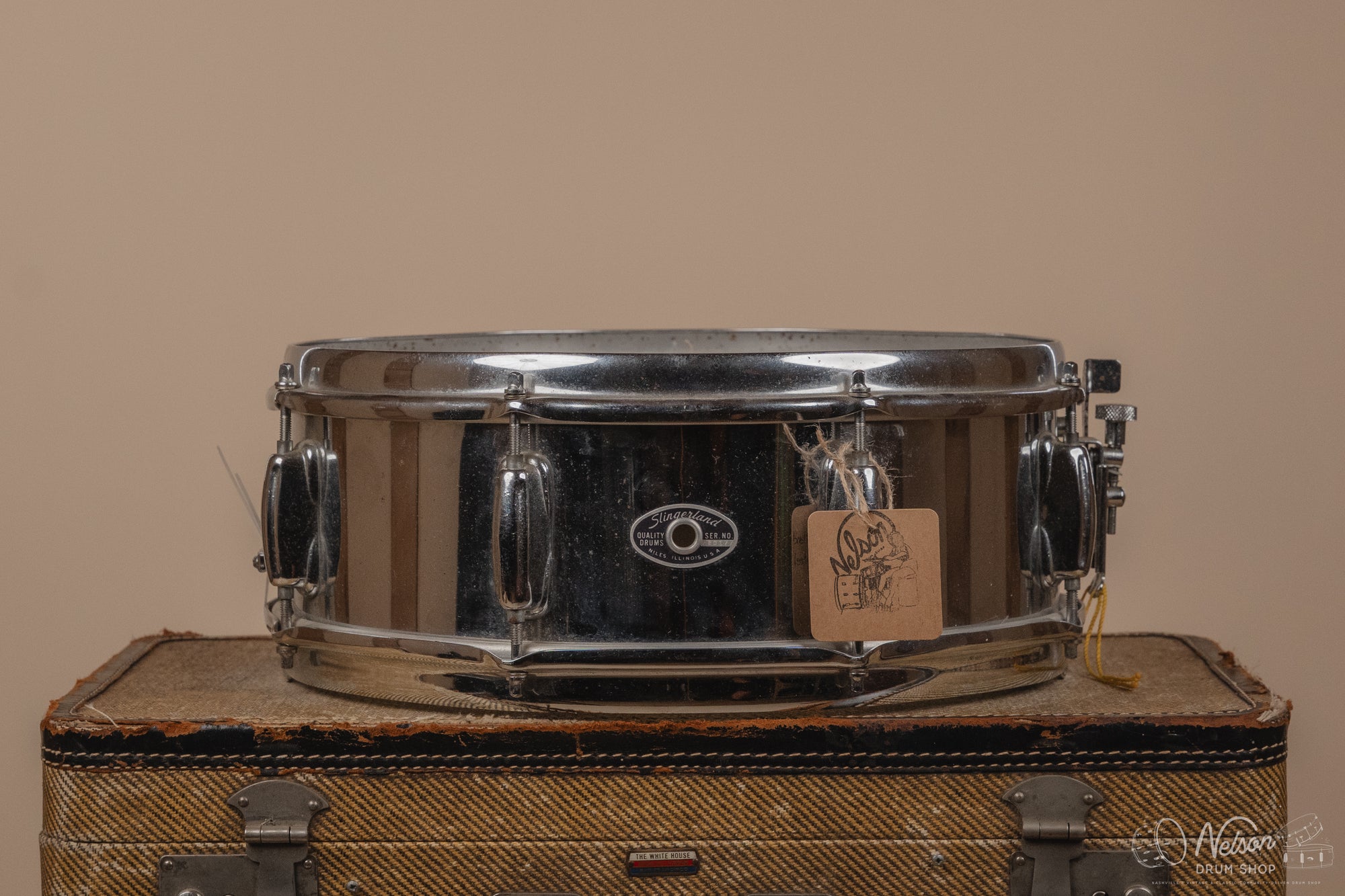 1970's Slingerland 'Festival Model' Chrome Over Steel - 5x14